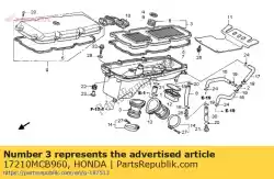 Tutaj możesz zamówić filtr powietrza od Honda , z numerem części 17210MCB960: