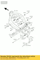 921521099, Kawasaki, ko?nierz, mocowanie silnika, r zx900-d1 kawasaki zx 900 1998 1999 2000 2001 2002 2003, Nowy