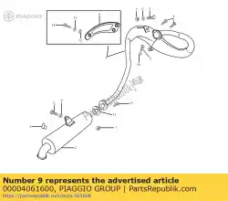 Here you can order the screw 6m100x16 from Piaggio Group, with part number 00004061600: