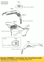 560692078, Kawasaki, pattern,fr fender,lh kawasaki kvf650 4x4 brute force 650 4x4i , New