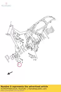 suzuki 4199244AA1019 placa, eng mtg f - Lado inferior