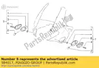 584017, Piaggio Group, draai sig. lamp gilera runner 50 125 180 200 1998, Nieuw