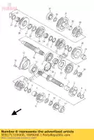 5EB171310000, Yamaha, gear, 3rd pinion yamaha yzf r 600 6, New