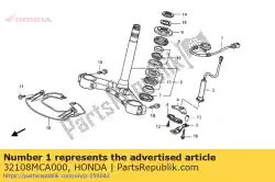 Here you can order the no description available at the moment from Honda, with part number 32108MCA000: