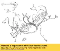 863235, Piaggio Group, cable harness derbi terra terra adventure e terra e 125 2007 2008, New