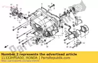 11333HP0A00, Honda, pokrywa komp., fi oleju honda trx420fe fourtrax rancher 4x4 es trx500fe foretrax foreman 420 500 , Nowy