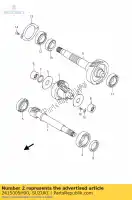 2415005H00, Suzuki, wa?ek biegu ja?owego (nt: 1 suzuki an burgman z za  a an400z an400aza 400 , Nowy