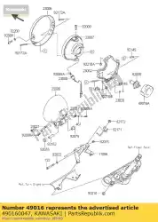 Tutaj możesz zamówić uszczelka pokrywy od Kawasaki , z numerem części 490160047: