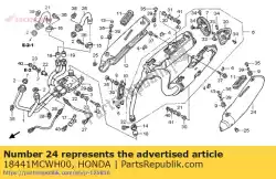 Aqui você pode pedir o protetor, l. Silencioso em Honda , com o número da peça 18441MCWH00: