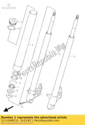 Qui puoi ordinare serranda, forchetta, r. Da Suzuki , con numero parte 5111048E10: