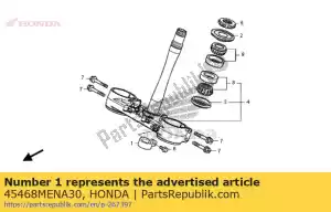 honda 45468MENA30 guida, fr. tubo del freno - Il fondo