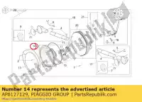 AP8127129, Piaggio Group, Koplamp unit. compleet aprilia  scarabeo 125 150 200 250 1999 2000 2001 2002 2003 2004 2005 2006, Nieuw