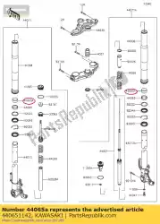 Aquí puede pedir buje-horquilla delantera, en de Kawasaki , con el número de pieza 440651142: