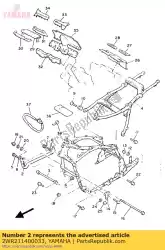 Here you can order the down tube comp. From Yamaha, with part number 2WR211400033: