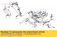 18353MCB610, Honda, copertina, r. ex. chamber joi honda xl transalp v xl650v 650 , Nuovo
