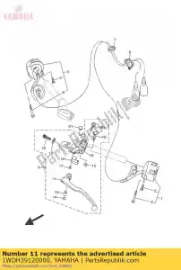 yamaha 1WDH39120000 levier 1 - La partie au fond