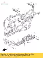 4199038F10, Suzuki, placa, motor mo suzuki lt a 400 2003 2004 2005 2006 2007, Novo