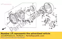 33180MJ0010, Honda, capa de borracha honda ca cbr cmx rvf vf vfr vt xrv 125 250 400 450 600 750 900 1100 1987 1988 1989 1990 1991 1992 1993 1994 1995 1996 1997 1998 1999 2000 2001 2002 2003 2004 2006 2007 2008 2010 2011 2012 2013, Novo