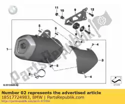 Qui puoi ordinare morsetto - d = 42,5mm da BMW , con numero parte 18517724983: