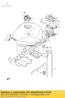 6811015H20AV9, Suzuki, set nastro, carburante t suzuki gsx 1300 2014, Nuovo