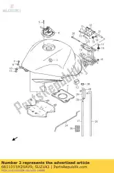 Qui puoi ordinare set nastro, carburante t da Suzuki , con numero parte 6811015H20AV9: