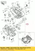 140010707, Kawasaki, 01 set-crankcase kawasaki  230 2020 2021, New