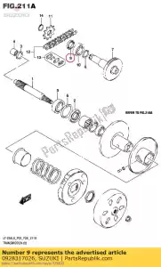 suzuki 0928317026 oliekeerring - Onderkant