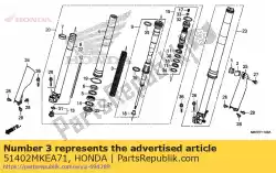 Tutaj możesz zamówić widelec spr?? Ynowy(4. Od Honda , z numerem części 51402MKEA71: