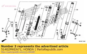 honda 51402MKEA71 widelec spr??ynowy(4. - Dół