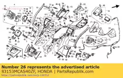 Aquí puede pedir no hay descripción disponible en este momento de Honda , con el número de pieza 83153MCAS40ZF: