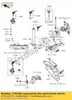 270165372, Kawasaki, zitje kawasaki er6f  f er6n e er650 ex650 er 6f abs 6n 650 , Nieuw