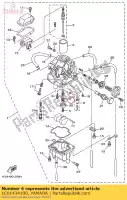 1C61434100, Yamaha, boquilla, principal yamaha ttr230 230 , Nuevo