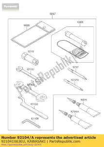 kawasaki 921041063EU pakking-vloeistof, tb1216 universeel - Onderkant