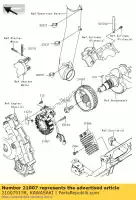 210070158, Kawasaki, rotor kawasaki kvf750 4x4 eps brute force 750 4x4i epsgef epshef gff hff , Nieuw