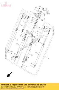 yamaha 1D4F24410000 sprg.,1 - Onderkant