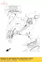 2EPF84750000, Yamaha, junta de sellado yamaha xc 115 2014, Nuevo