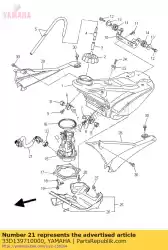 pijp, brandstof 1 van Yamaha, met onderdeel nummer 33D139710000, bestel je hier online: