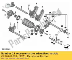 Here you can order the washer - 6,4             from BMW, with part number 23007690399: