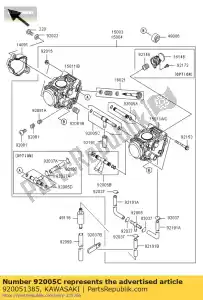 kawasaki 920051385 encaixe zx600-e9 - Lado inferior