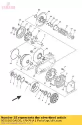 Tutaj możesz zamówić spr?? Yna, ? Ciskanie od Yamaha , z numerem części 90501650A000: