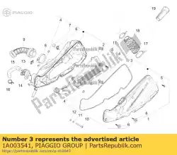 Aquí puede pedir empaquetadura de Piaggio Group , con el número de pieza 1A003541: