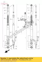 39P231023000, Yamaha, front fork assy (l.h) yamaha fz 800 2014 2015, New