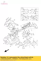 Qui puoi ordinare panel assy 1 da Yamaha , con numero parte 13SW283UH0P1: