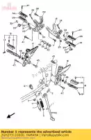 2GH273110000, Yamaha, stand, side yamaha fzr fz 1000 750, New