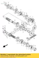 2422137F00, Suzuki, gear,2nd drive suzuki rm 250 2005 2006 2007 2008, New