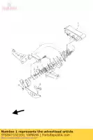 5TG847102100, Yamaha, fanale posteriore gruppo assy yamaha yfz 450 2006 2007 2008 2009, Nuovo