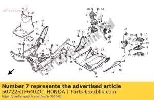 Honda 50722KTF640ZC cover,l *yr260mr* - Bottom side