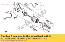 Tutaj możesz zamówić odst? Pnik od Honda , z numerem części 31190MK4600: