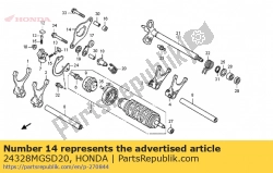 Honda 24328MGSD20, Plate, change guide, OEM: Honda 24328MGSD20