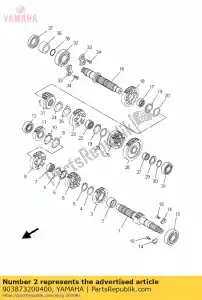 yamaha 903873200400 halsband - Onderkant